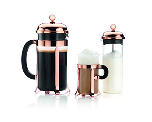 Bodum Chambord Classic Milk Frother, 5 Ounce, Copper
