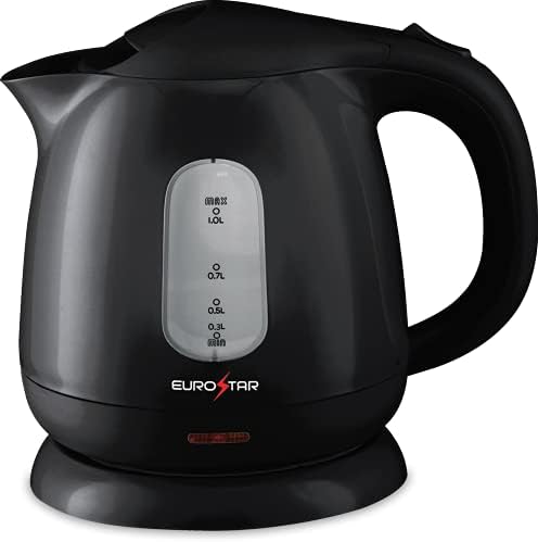  1.0L Plastic Electric Kettle, (RED)