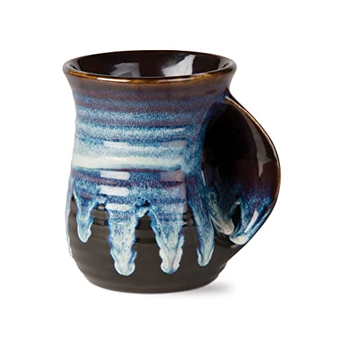  Glaze Hand Warmer Mug Blue