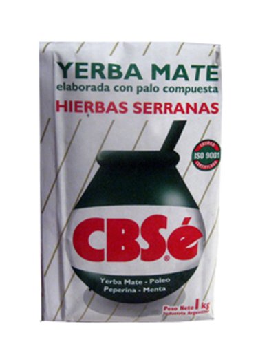  Yerba Mate CBSe X 3 KG Argentina Green Tea 6.6 Lb Natural Herb Bag Slim Diet New