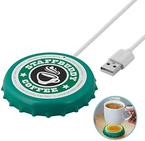  Coffee Mug Warmer,Electric Beverage Warmers For Heating Coffee, Beverage, Milk, Tea And Hot Chocolate(Green)