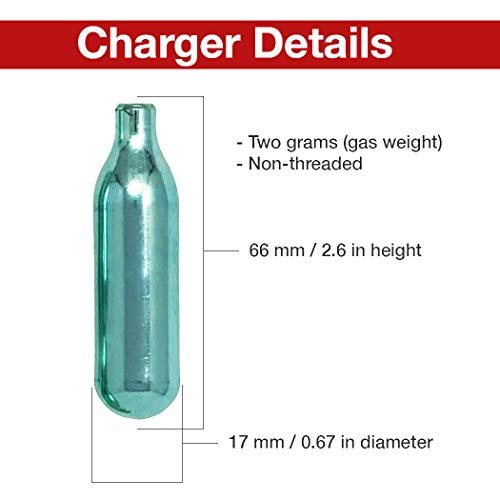  Nitrogen Chargers – N2 Cartridges NITRO By Best Whip Cartridges – Coffee Cold Brew Nitro – Non-threaded Nitrogen Chargers – 2 Gram Chargers