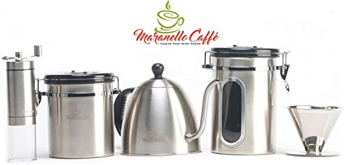  é Pour Over Coffee Dripper Stainless Steel Reusable Drip Cone Coffee Filter Portable Pour-Over Coffee Maker Paperless Metal Fine Mesh Strainer Coffee Pourover Brewer Camping Coffee Maker
