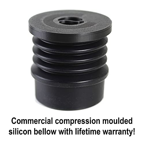  Eureka Mignon Grinder Single Dose Hopper Advanced Add-On With Silicon Bellow Black Color, 15cm X 10cm X 10cm