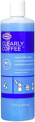  Clearly Coffee Pot Cleaner 14 Ounce (Made In The USA) French Press Liquid Cleaner For Glass Bowls Airpots Satellite Brewers And Thermal Servers Removes Coffee Oils