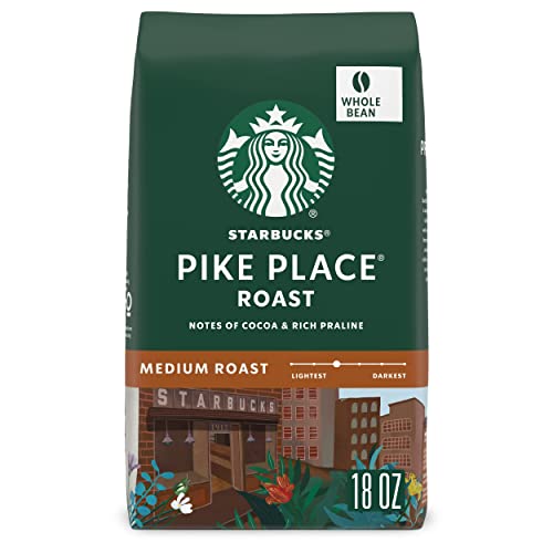 Starbucks Ground Coffee—Medium Roast Coffee—Pike Place Roast—100% Arabica—1 Bag (28 Oz)