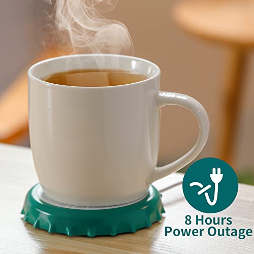  Coffee Mug Warmer,Electric Beverage Warmers For Heating Coffee, Beverage, Milk, Tea And Hot Chocolate(Green)