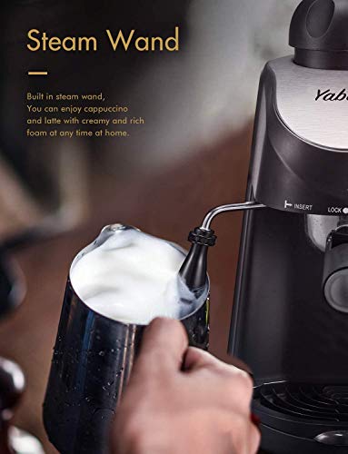  Espresso Machine, 3.5Bar Espresso Coffee Maker, Espresso And Cappuccino Machine With Milk Frother, Espresso Maker With Steamer