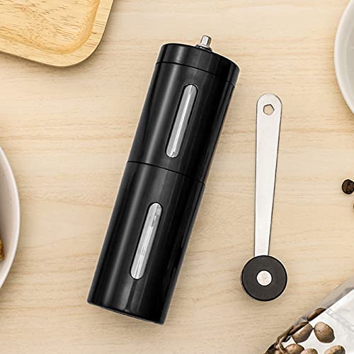  Manual Coffee Grinder With Adjustable Settings, Espresso To Coarse For Office, Home, Coffee Grinder For Drip Coffee, Espresso, French Press. For Coffee Maker. Black.Ceramic Cutter Head