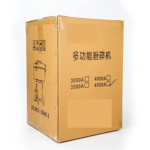  Edicine Flour Powder Crusher Coffee Grinder 4500W 430 Stainless Steel Commercial Powder Crusher High Speed Intelligent (Color : 4500GY-XIN, Size : US_220V)