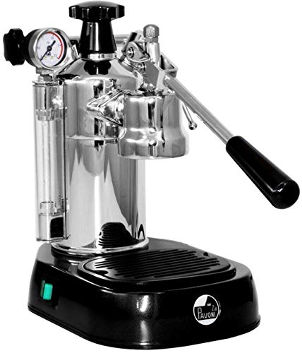  BB-16 Professional 16 Cup Espresso Lever Machine, 38-Ounce Boiler Capacity, Chrome With Black Base