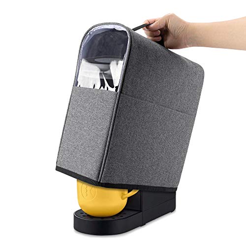  Coffee Maker Dust Cover Compatible For Keurig K-Mini And K-Mini Plus, Coffee Making Machine Cover With Pockets For K Cup, Cover Only