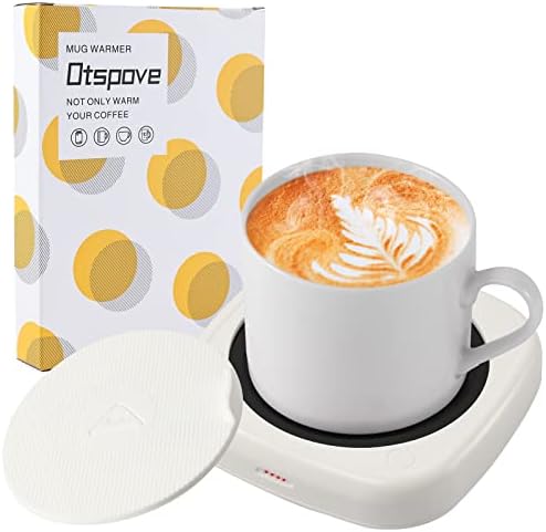  Offee Mug Warmer - Candle Warmer Plate, Coffee Warmer For Desk With 2 Temperature Settings, Electric Coffee Cup Warmer, Auto Shut Off Tea Warmer, Beverage Warmer,Mug Heater Blue