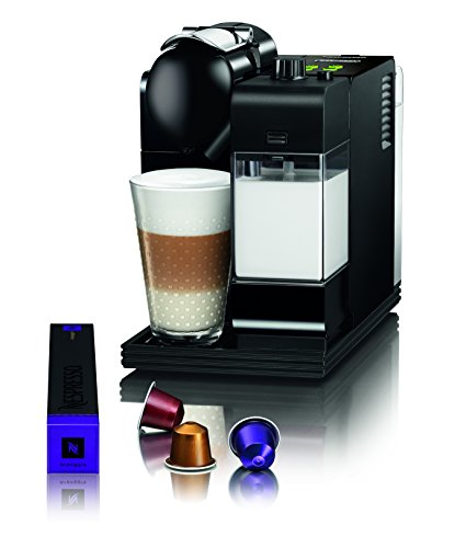 Nespresso Delonghi Lattissima Capsule Espresso/cappuccino Machine - Black - EN520B