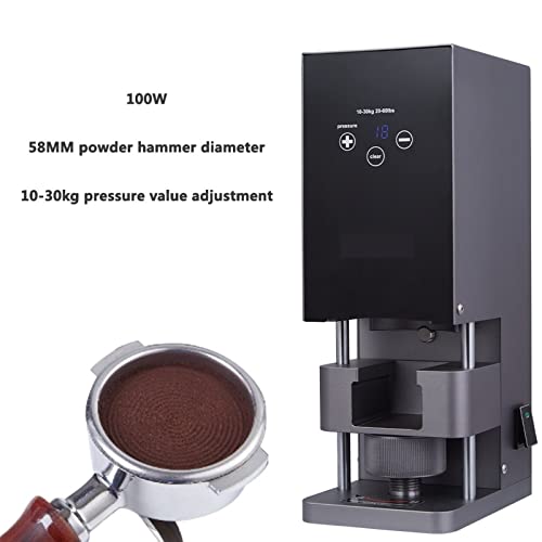  ENEMO 58MM Coffee Tamper Automatic Flat Press Powder Press For Espresso Compatible With Barista (Color : White, Size : AU)