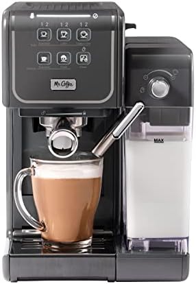 Mr. Coffee® ® One Touch CoffeeHouse+ Espresso, Cappuccino, And Latte Maker,530 Ml, Grey
