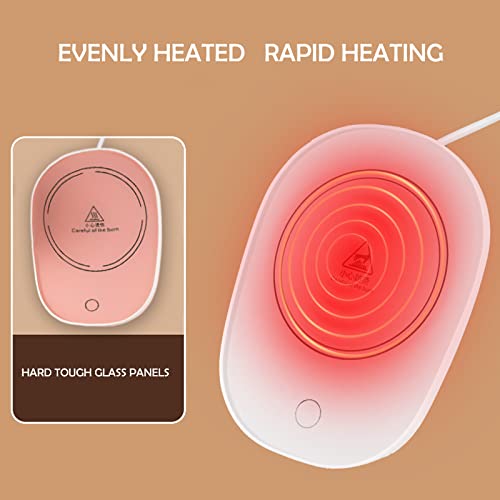  Coffee Mug Warmer, Coffee Warmer For Desk Coffee Cup Warmer Auto Shut Off, Mug Warmer With 3 Temperature Settings, Intelligent Gravity Sensing Coffee Heater, Electric Beverage Warmer For Coffee