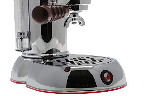  ESPCO-16 Esperto "Competente" Espresso Machine, Chrome/Brass, 16 Cups Capacity, Larger 38-Ounce Boilers With Mounted Pressure Gauge