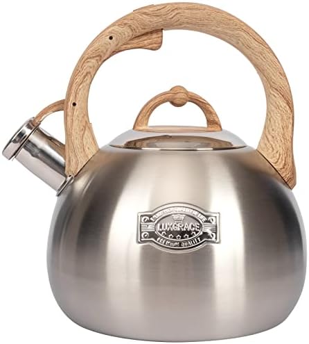  Tea Kettle For Stovetop, Food Grade Stainless Steel Water Kettle, Tea Pot For Home & Kitchen, 3.1 Quart