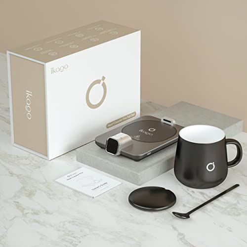  Smart Temp Control Coffee Mug Warmer Set, Best Birthday Gifts For Women&Men, Gift For Mother's&Father's Day/Birthday/Office Desk