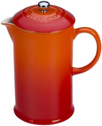 Le Creuset Stoneware French Press, 34 Oz., Deep Teal