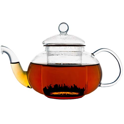Bredemeijer Verona Single-Walled Glass Teapot 0.5L, 12 X 18 X 12.2 Cm, Transparent
