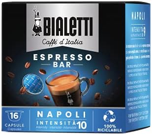 Bialetti 6822 Mini Express Espresso Capsules, Napoli, 16-pack