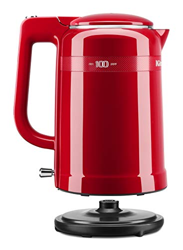 KitchenAid 1.5L Queen Of Hearts Kettle KEK1565QHSD, Passion Red