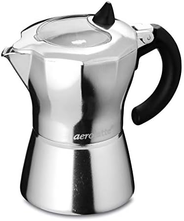  Moka Stovetop Espresso Pot Coffee Maker, 6 Cup Capacity