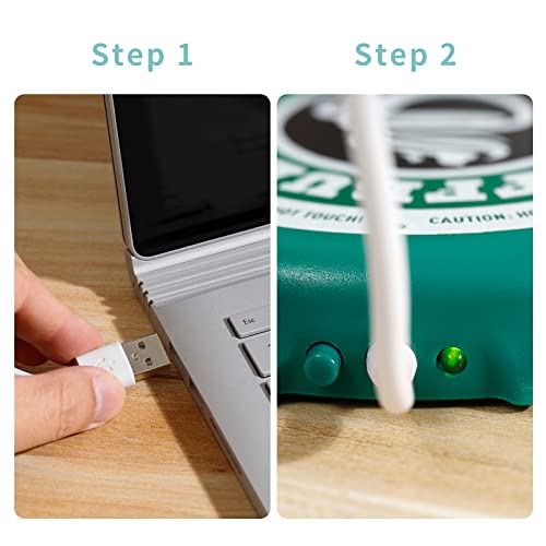  Coffee Mug Warmer,Electric Beverage Warmers For Heating Coffee, Beverage, Milk, Tea And Hot Chocolate(Green)