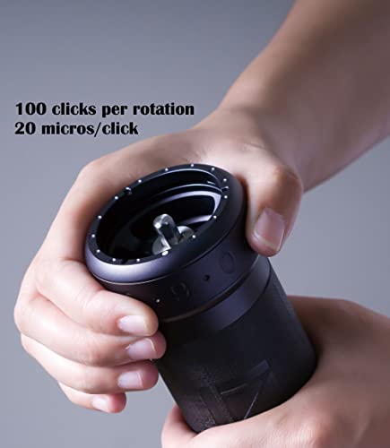  K-Ultra Manual Coffee Grinder Iron Gray With Assembly Consistency Grind Stainless Steel Conical Burr, Foldable Handle, Numerical External Adjustable Setting, All-Round Grinder