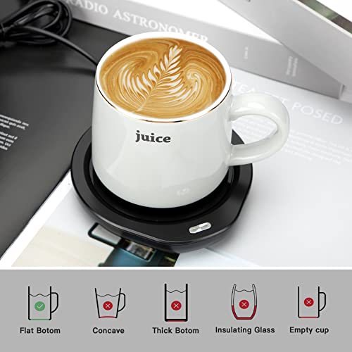 HBHJUAO Coffee Warmer,Coffee Cup Warmer For Desk,Mug Warmer Candle Warmer Smart Cup Warmer Coffee Warmer With Auto Shut Off,Office Home