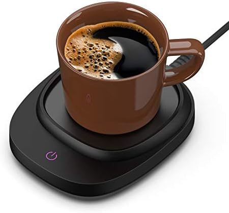  Coffee Mug Warmer Cup Warmer For Office Desk Use, Electric Beverage Warmer With 3 Temperature Settings,Coffee Warmer Plate For Cocoa Tea Water Milk With Auto Shut Off After 4 Hours(No Mug)