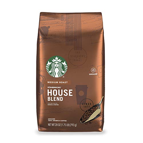 Starbucks Ground Coffee—Medium Roast Coffee—Pike Place Roast—100% Arabica—1 Bag (28 Oz)