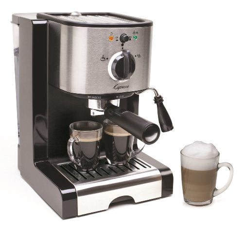  116.04 Pump Espresso And Cappuccino Machine EC100, Black And Stainless