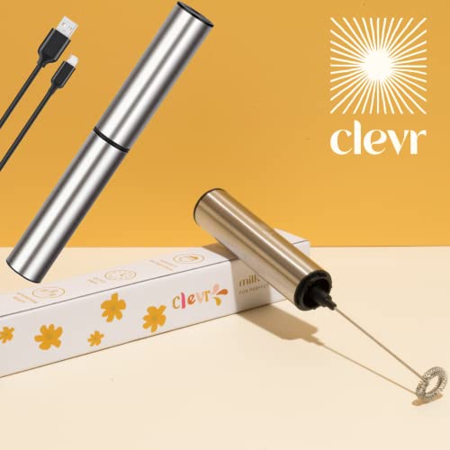  Blends Handheld Milk Frother, Stirrer, Mixer And Wisker For Coffee, Tea, Latte, Cappuccino, And Hot Chocolate Drink Prep And Fast & Easy Foam Creation, USB Re-Chargeable, No Batteries Needed