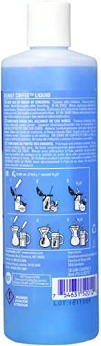  Clearly Coffee Pot Cleaner 14 Ounce (Made In The USA) French Press Liquid Cleaner For Glass Bowls Airpots Satellite Brewers And Thermal Servers Removes Coffee Oils