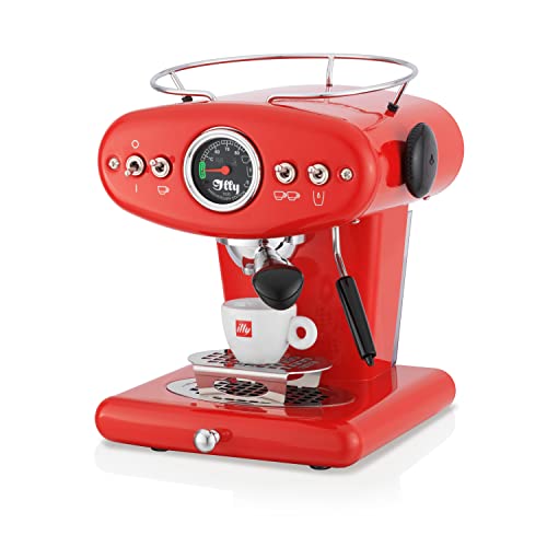 Illy X1 Anniversary ESE & Ground Espresso Machine (Red)