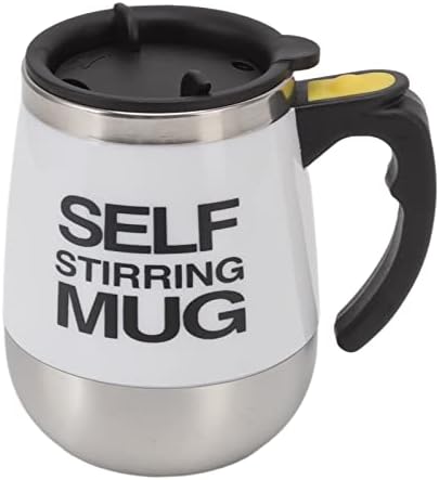 Automatic Stirring Mug, Stirring Coffee Mug Silent Wide Applications Self Stirring Technology For Home(White)