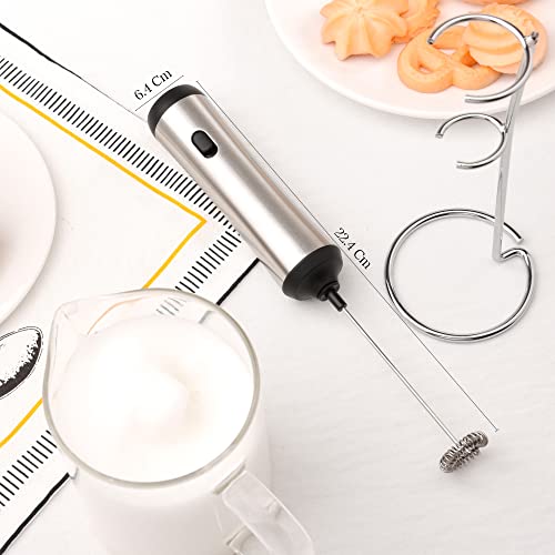 GENERIC WhiskAway Electric Milk Frother - Create Velvety Smooth Foam For Coffee, Lattes, And More, Effortlessly! Enjoy Barista-Quality Frothed Milk At Home! USB-C Cable + 500MAH Battery Capacity!