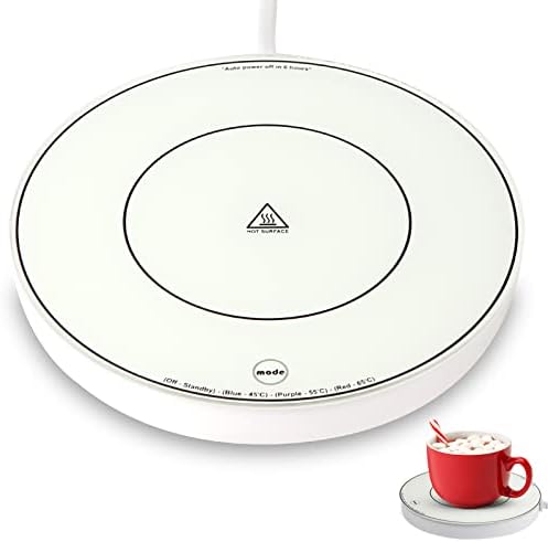  Coffee Mug Warmer, Electric Coffee Warmer For Desk With 6 Hours Auto Shut Off, Smart Candle Warmer 3 Temp Settings(113°F/131°F/149°F)