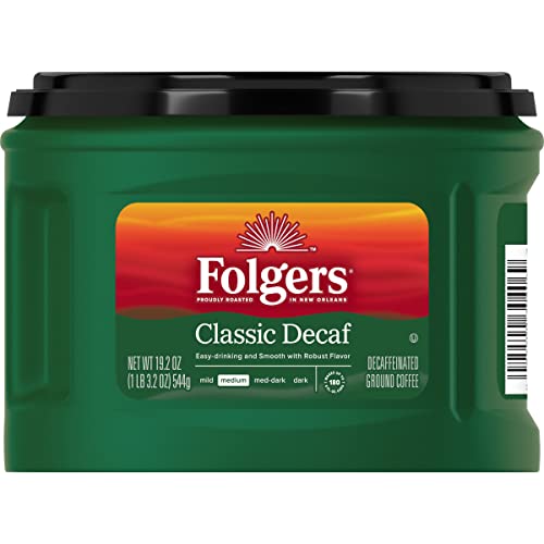  Classic Decaf Medium Roast Ground Coffee, 25.9 Ounces (Pack Of 6)