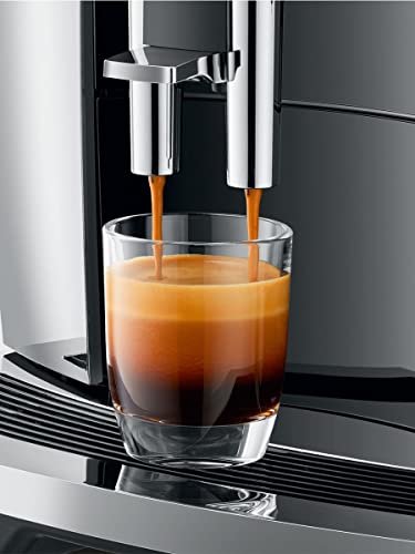 Jura E8 Chrome Automatic Coffee Machine, 64oz