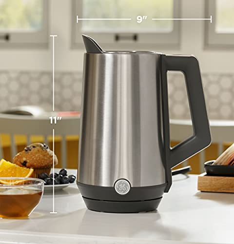  Electric Kettle | 6 Cup Capacity | Digital Temperature Control | Boils Water For Tea, Coffee In Minutes | Countertop Kitchen Essentials | 1500 Watts | Stainless Steel