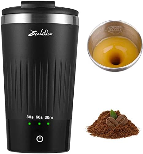  Self Stirring Coffee Mug, Auto Magnetic Cup With 3 Speed Mixing Function, Travel Coffee Mug With Shaftless Mixing Strong Power For Coffee, Chocolate, Mocha