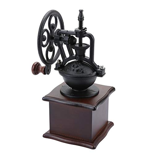  Vintage Style Manual Coffee Grinder, Manual Coffee Bean Grinder, Pepper Spice Hand Mill, Retro Design Coffee Bean Hand Grinder