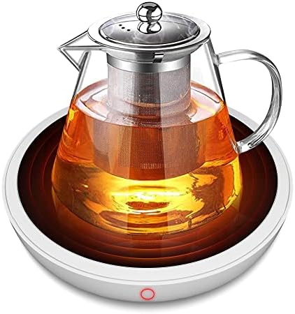  NIGMA Coffee Mug Warmer For Desk, Electric Cup Candle Warmer With Auto Shut Off, Smart Kitchen Gadget For Heating Coffee, Tea, Hot Chocolate, And Milk (No Cup, Black)
