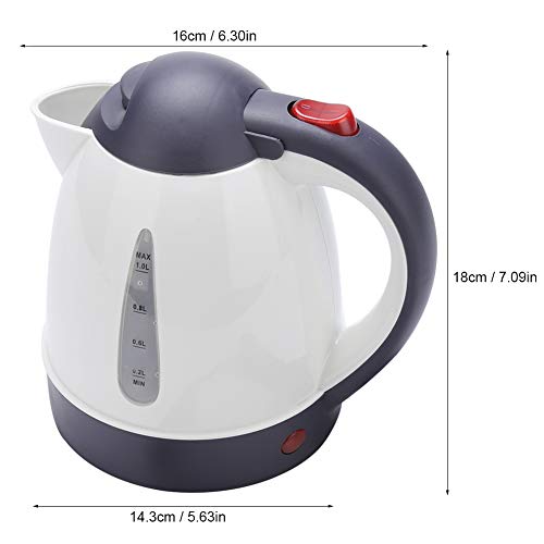  Car Electric Kettle, Portable 1000ml 12V Travel Car Truck Kettle Water Heater Bottle For Tea Coffee Making Car Electric Kettle Suitable For Self-driving Tour