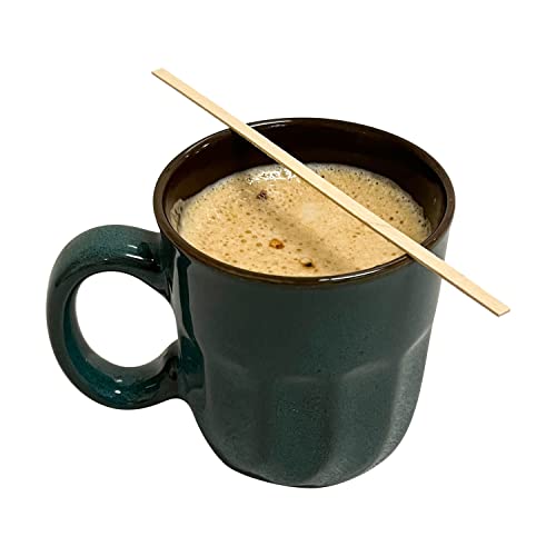  Natural Birch Wood Coffee Stirrers, Stir Sticks, 5.5 Inch, Square End, Earth-Friendly, Biodegradable - 2 Boxes Of 1000 (2000 Count)