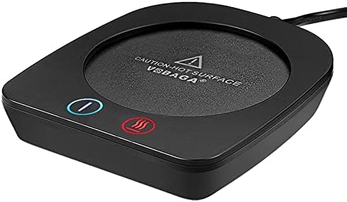  Coffee Mug Warmer&Cup Warmer For Office Desk Use, Electric Beverage Warmer With Three Temperature Settings, Coffee Warmer Plate For Cocoa Tea Water Milk With Auto Shut Off After 4 Hours